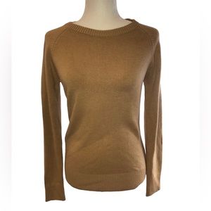 French Connection Camel Crewneck Sweater NWT